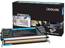 Lexmark X748 High Yield Cyan Return Program Toner Cartridge