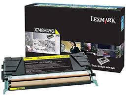 Lexmark X748 High Yield Yellow Return Program Toner Cartridge