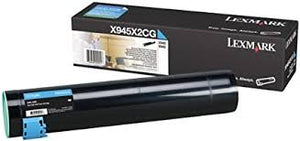 Lexmark X940, X945 High Yield Cyan Toner Cartridge